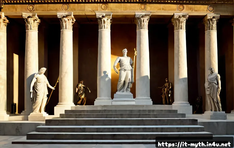 Home 17 올림포스 12신의 역할 - Photorealistic cinematic tableau of twelve Olympian gods portrayed as an elegant classical Mediterra...